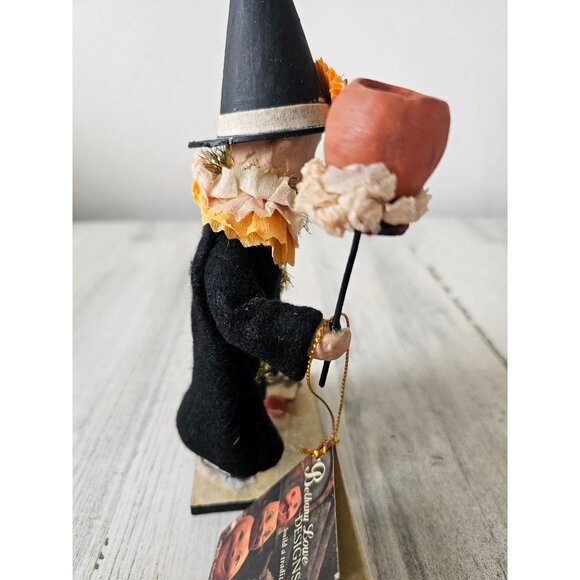 Bethany lowe Vicki smyers boy witch RARE pumpkin cat statue figurine - Picture 8 of 9